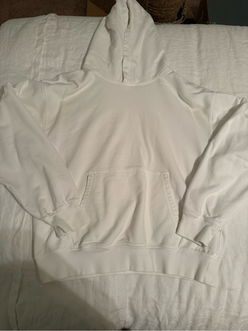 Aritzia White Hoodie